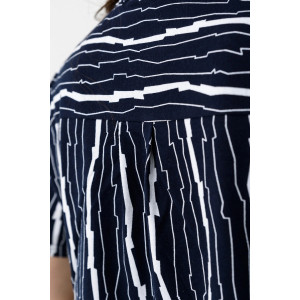 Халат женский "Белла" 952-К трикотаж (последний размер) темно-синий 50