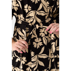 Халат женский "Токио" 2239-К трикотаж (последний размер) черный 52