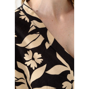 Халат женский "Токио" 2239-К трикотаж (последний размер) черный 52