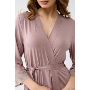 Халат женский 2278-Ви "Флирт" вискоза (последний размер) капучино 54