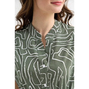 Халат женский "Фантазия" 2205-К трикотаж (последний размер) зеленый 50,58