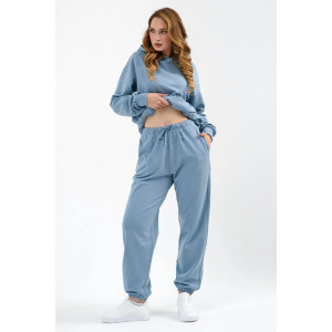 Костюм двойка женский "Энергия" 2240-Фут трикотаж (последний размер) голубой 50 Костюм двойка женский "Энергия" 2240-Фут трикотаж (последний размер) голубой 50