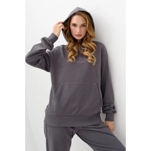 Костюм двойка женский "Энергия" 2240-Фут трикотаж (последний размер) графит 46