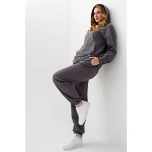 Костюм двойка женский "Энергия" 2240-Фут трикотаж (последний размер) графит 46