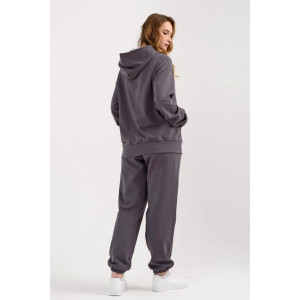 Костюм двойка женский "Энергия" 2240-Фут трикотаж (последний размер) графит 46