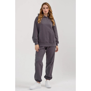 Костюм двойка женский "Энергия" 2240-Фут трикотаж (последний размер) графит 46