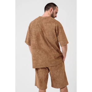 Костюм двойка мужской "Винтаж" 2327-К трикотаж (последний размер) коричневый 56