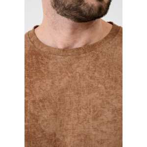 Костюм двойка мужской "Винтаж" 2327-К трикотаж (последний размер) коричневый 56