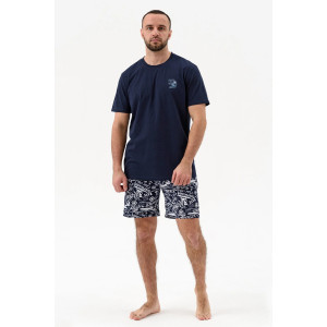 Костюм двойка мужской "Сёрфер" 2189-К трикотаж (последний размер) синий 58