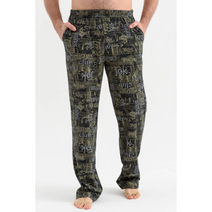 Брюки мужские 1777-К "Ассортимент" кулирка (последний размер) темно-зеленый 60