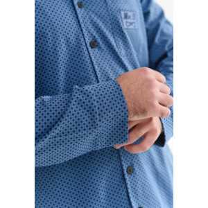 Пижама мужская "Мистер Твистер" 2155-К трикотаж (последний размер) индиго 48,54