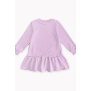 Платье детское "Дерис" 20785 футер 2-х нитка петля (последний размер) сиреневый 110,116