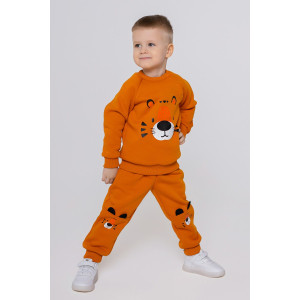 Брюки для новорожденных "Крикс" 20592 футер 3-х нитка с начесом (последний размер) чеддер 98