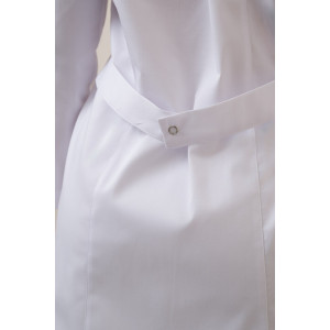 Медицинский костюм женский М-121-0 элит-145 стрейч (последний размер) белый 50