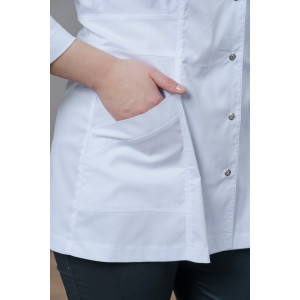 Жакет медицинский женский М-269-0 Элит-145/стрейч (последний размер) белый 50,54