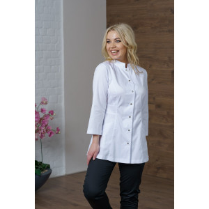 Жакет медицинский женский М-269-0 Элит-145/стрейч (последний размер) белый 50,54