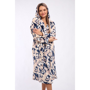 Халат женский "Душечка" велсофт (р-ры: 46-56)