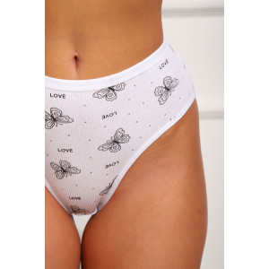 Трусы женские №64847 лапша (р-ры: 48-52) белый