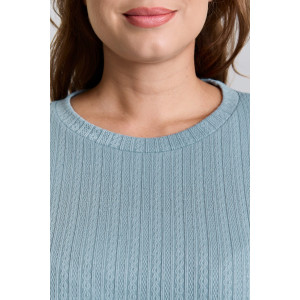 Костюм двойка женский "Материя-2" фактурный трикотаж (р-ры: 46-56) серо-голубой Костюм двойка женский "Материя-2" фактурный трикотаж (р-ры: 46-56) серо-голубой