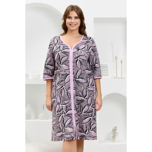 Халат женский "Гевея" кулирка (р-ры: 50-64) серый Халат женский "Гевея" кулирка (р-ры: 50-64) серый