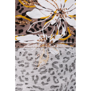 Халат женский "Гевея" кулирка (р-ры: 50-64) коричневый Халат женский "Гевея" кулирка (р-ры: 50-64) коричневый