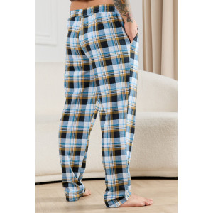 Брюки мужские "Тор-1" кулирка (р-ры: 48-62) клетка бирюза Брюки мужские "Тор-1" кулирка (р-ры: 48-62) клетка бирюза