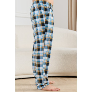 Брюки мужские "Тор-1" кулирка (р-ры: 48-62) клетка бирюза Брюки мужские "Тор-1" кулирка (р-ры: 48-62) клетка бирюза