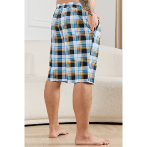 Шорты мужские "Тор-2" кулирка (р-ры: 48-62) клетка бирюза Шорты мужские "Тор-2" кулирка (р-ры: 48-62) клетка бирюза