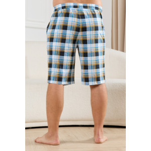 Шорты мужские "Тор-2" кулирка (р-ры: 48-62) клетка бирюза Шорты мужские "Тор-2" кулирка (р-ры: 48-62) клетка бирюза