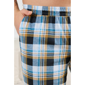 Шорты мужские "Тор-2" кулирка (р-ры: 48-62) клетка бирюза Шорты мужские "Тор-2" кулирка (р-ры: 48-62) клетка бирюза