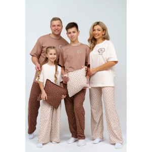 Пижама детская 961Д кулирка (р-ры: 32-44) подковы Пижама детская 961Д кулирка (р-ры: 32-44) подковы