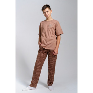 Пижама детская М28/1Д кулирка (р-ры: 32-44) подковы Пижама детская М28/1Д кулирка (р-ры: 32-44) подковы