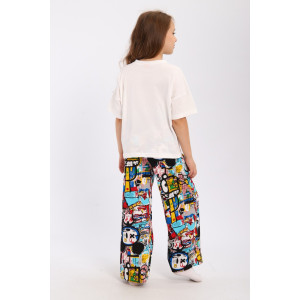 Пижама детская "Гранд" кулирка (р-ры: 140-170) белый