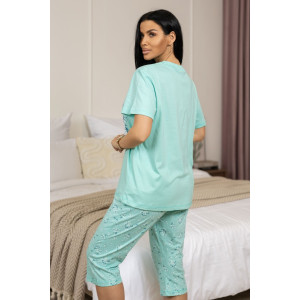 Пижама женская 2094/1 кулирка (р-ры: 48-62) ментол