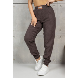 Брюки женские 1936/5 вельвет (р-ры: 46-56) коричневый