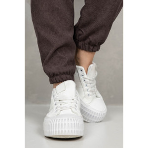 Брюки женские 1936/5 вельвет (р-ры: 46-56) коричневый