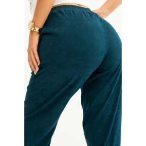 Брюки женские 1936/4 вельвет (р-ры: 46-56) изумрудный Брюки женские 1936/4 вельвет (р-ры: 46-56) изумрудный