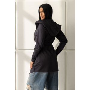 Кардиган женский 1276/6 футер (р-ры: 46-56) фуме