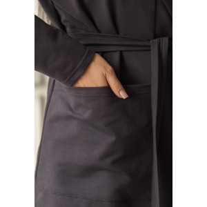 Кардиган женский 1276/6 футер (р-ры: 46-56) фуме