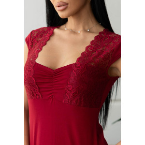 Сорочка женская 990/8 вискоза (р-ры: 42-60) бордовый Сорочка женская 990/8 вискоза (р-ры: 42-60) бордовый