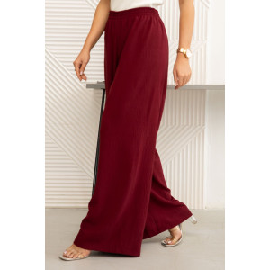 Брюки женские 2051/4 жатка кантри (р-ры: 48-58) бордо