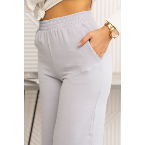 Брюки женские 2041/3 жатка кантри (р-ры: 50-64) светло-серый