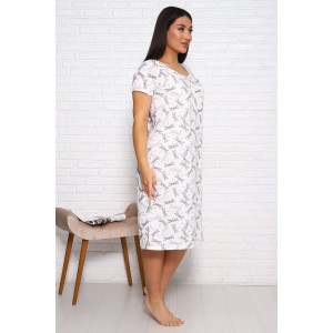 Сорочка женская "Ульяна" кулирка (последний размер) стрекоза 70