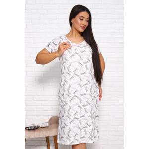 Сорочка женская "Ульяна" кулирка (последний размер) стрекоза 70