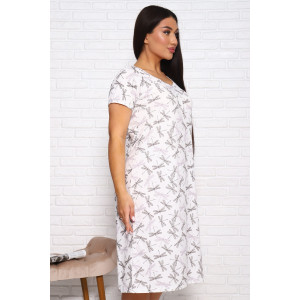 Сорочка женская "Ульяна" кулирка (последний размер) стрекоза 70