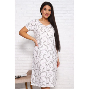 Сорочка женская "Ульяна" кулирка (последний размер) стрекоза 70