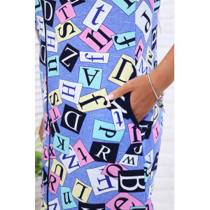 Халат женский "Грация" кулирка (последний размер) голубой 52