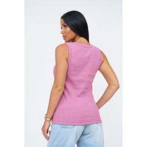 Майка женская "Мия" кашкорсе (последний размер) лиловый 50