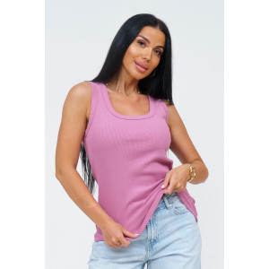 Майка женская "Мия" кашкорсе (последний размер) лиловый 50