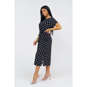 Платье женское "Одиссея" штапель (последний размер) черный 54,58